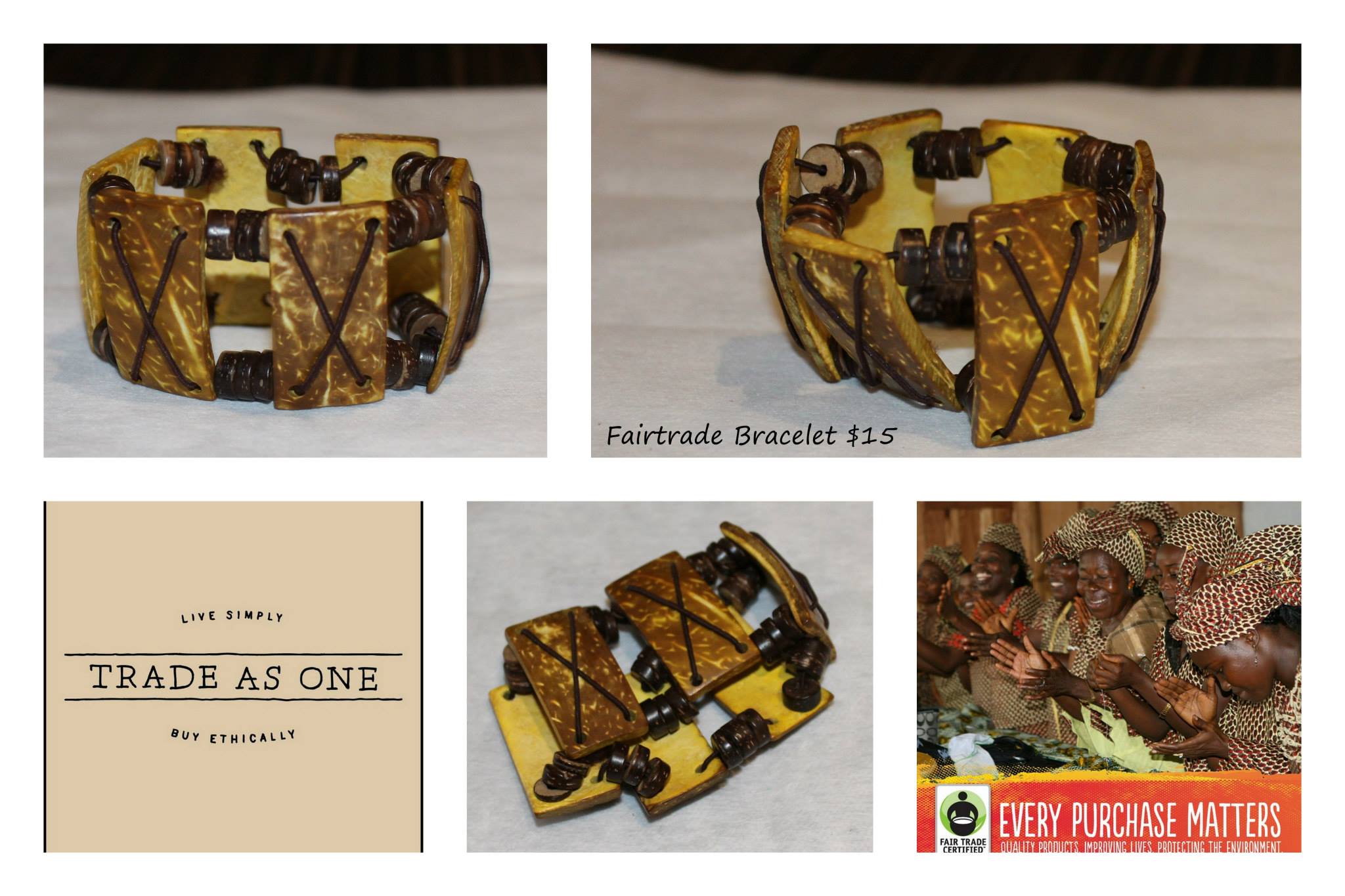 Fair Trade crafts on display
