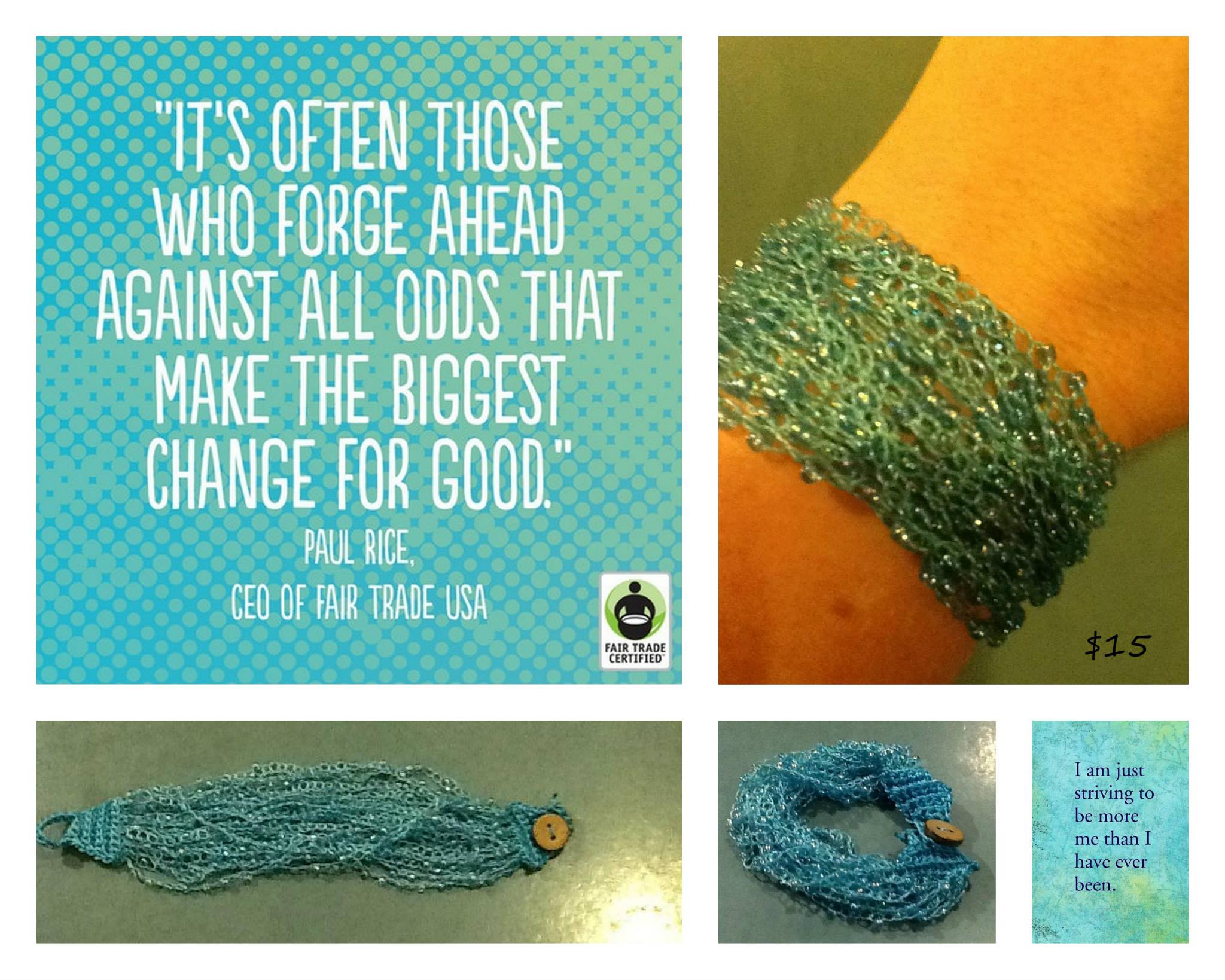 Fair Trade crafts on display